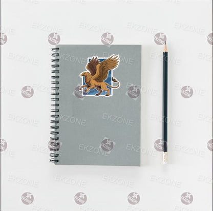 Griffin Mythical Creature Sticker | Fantasy Gryphon Decal | Winged Lion Eagle Art | D&D RPG Vinyl | Adventure Animal Gift | Legendary Beast