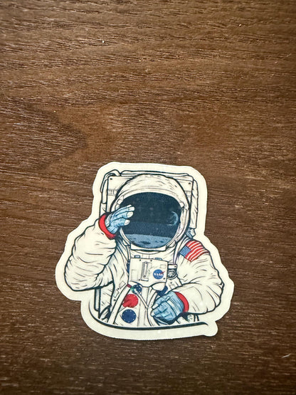 Astronaut Drinking Sticker Pack | Funny Space Decals | Sci-Fi Humor Art | Cosmic Party Vinyl | Space Lover Gag Gift | Quirky Barware Laptop