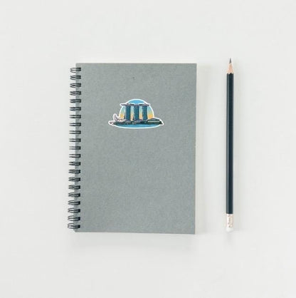 Singapore Skyline Sticker - Marina Bay Sands & ArtScience Museum Decal - Travel Souvenir Vinyl Sticker - Marina Bay Skyline Decal