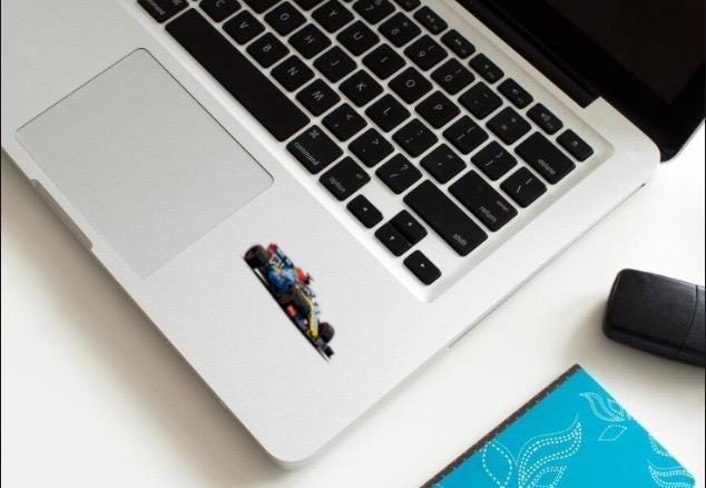 Formula 1 Style Racing Car Sticker - F1 Inspired Decal - Motorsport Sticker - Petronas Livery Art - Race Car Laptop Decal - Gift for F1 Fan