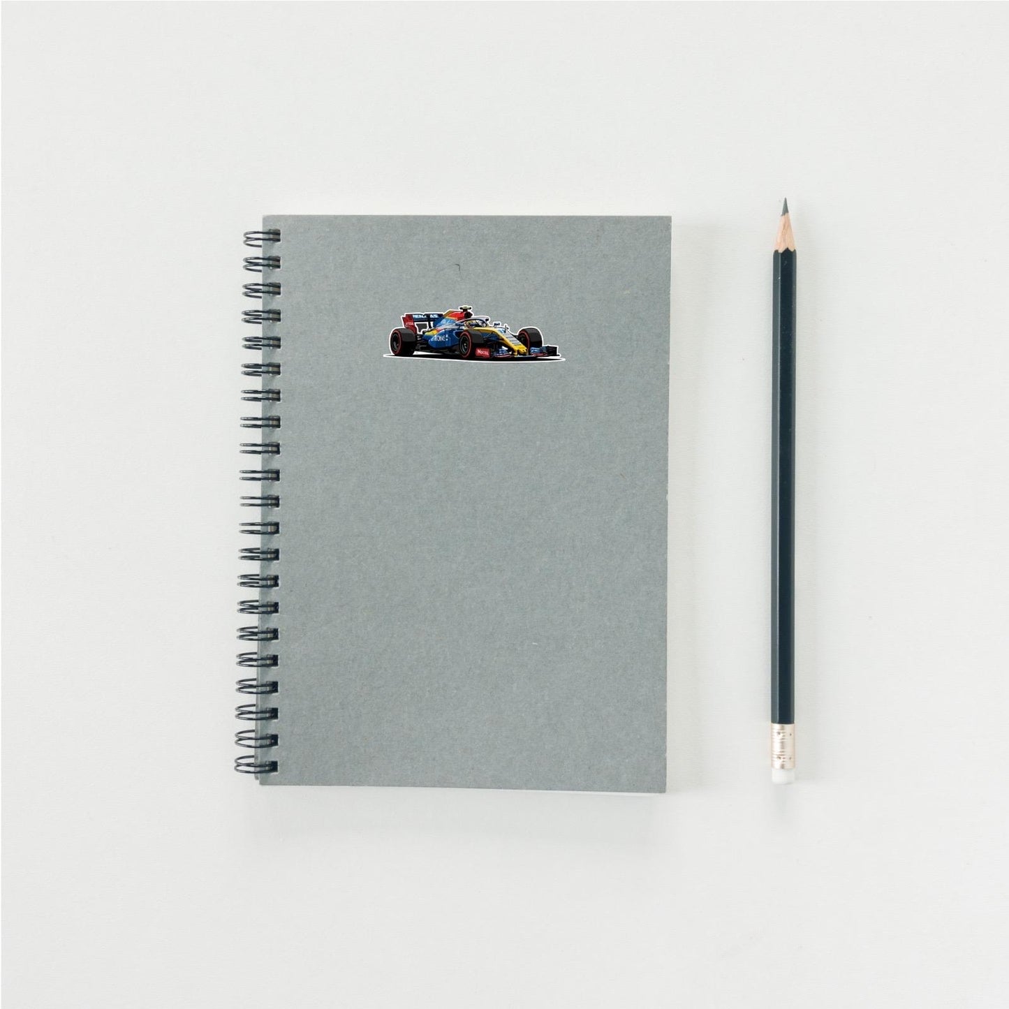 Formula 1 Style Racing Car Sticker - F1 Inspired Decal - Motorsport Sticker - Petronas Livery Art - Race Car Laptop Decal - Gift for F1 Fan