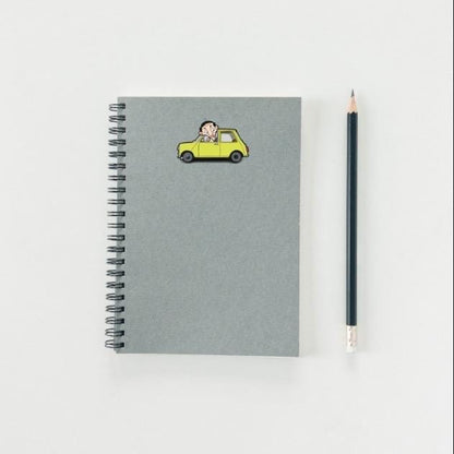 Mr Bean Car Sticker | Classic Mini Cooper Decal | Funny British Comedy Art | Iconic TV Show Vinyl | Mr Bean Fan Gift | Quirky Laptop Sticker