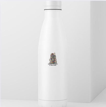 Haunted by Ghosts of Unread Books Sticker | Funny Book Lover Decal | Bookworm Gift | Reading Quote Vinyl | TBR Pile Humor | Spooky Cute Read