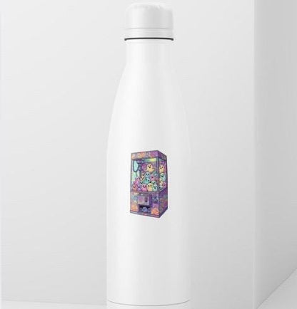 Glow in the Dark Ghost Claw Machine Sticker | Kawaii Spooky Decal | Pastel Art | Arcade Game Sticker | Cute Ghost Vinyl | Laptop Sticker