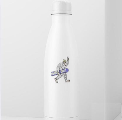 Glow in the Dark Yeti Snowboard Sticker | Bigfoot Decal | Ski & Snowboard Vibe | Winter Sports Gift | UV Reactive Yeti Art | Laptop Sticker