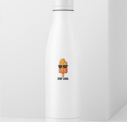 Stay Cool Popsicle Sticker | Funny Summer Vibe Decal | Sunglasses Ice Pop Art | Cool Food Vinyl | Sweet Treat Laptop Sticker | Water Bottle