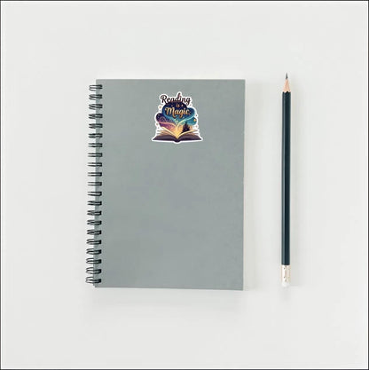 Reading is Magic Castle Book Sticker | Fantasy Reader Decal | Enchanted Library Art | Fairytale Vinyl | Bookworm Gift | Magical Kingdom