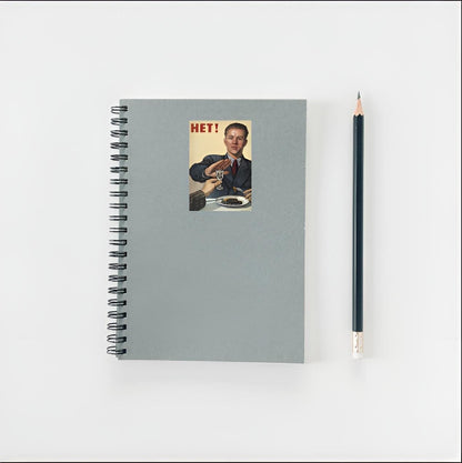 HET! No! Soviet Propaganda Sticker | Vintage Anti-Alcohol Decal | Historical Art | Cold War Era Vinyl | Russian Poster Art | Russia