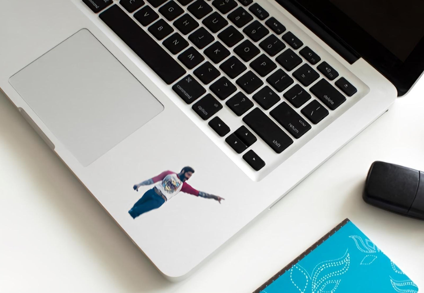 Post Malone Concert Sticker | Posty Fan Gift | Rapper Pop Star Art | Music Fan Gift | Posty Pointing Vinyl | Posty Rock Star | Celebrity