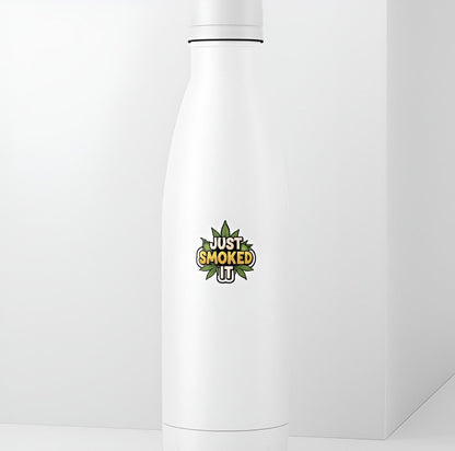 Just Smoked It Cannabis Sticker | Weed Leaf Decal | Stoner Humor Art | 420 Friendly Vinyl | Marijuana Parody Gift | Pot Culture Laptop