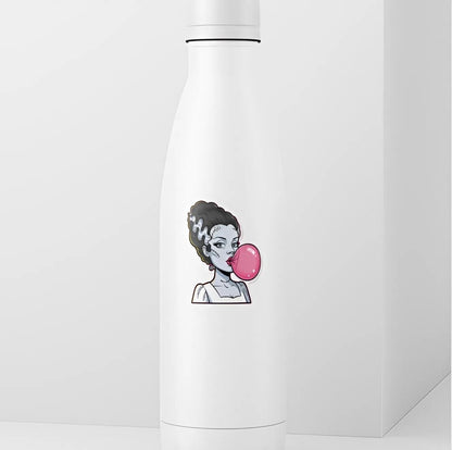 Bride of Frankenstein Bubblegum Sticker | Classic Monster Decal | Horror Icon Art | Spooky Cute Vinyl | Universal Monster Gift | Halloween