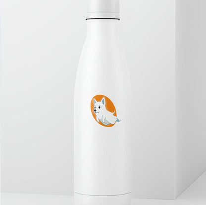 Cute Ghost Dog Sticker | Spooky Puppy Decal | Halloween Pet Art | Whimsical Spirit Dog Vinyl | Dog Lover Gift | Kawaii  Canine Laptop Decal