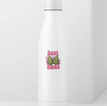 Best Buds Cannabis Weed Sticker | Funny Pot Leaf Decal | Crystal Art | Stoner Gift | Cute Plant Vinyl | Friendship Humor | Mystical Herb