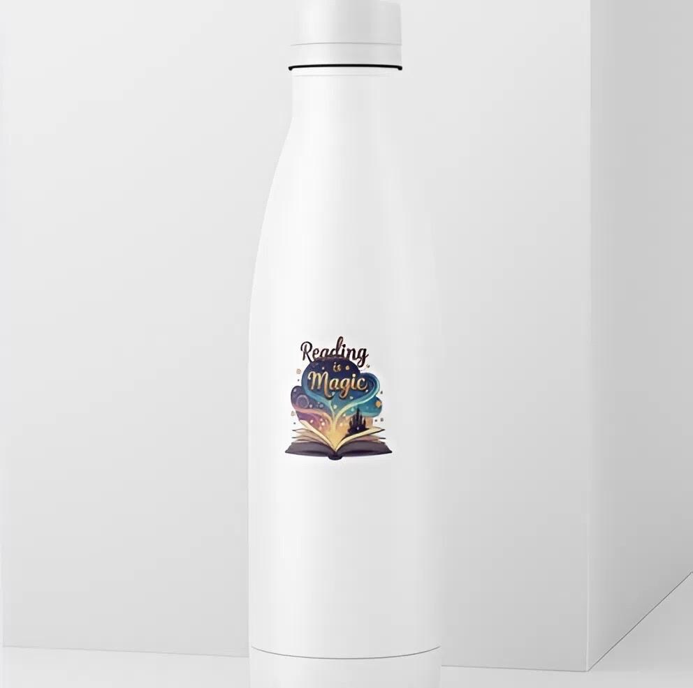 Reading is Magic Castle Book Sticker | Fantasy Reader Decal | Enchanted Library Art | Fairytale Vinyl | Bookworm Gift | Magical Kingdom