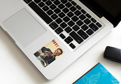 HET! No! Soviet Propaganda Sticker | Vintage Anti-Alcohol Decal | Historical Art | Cold War Era Vinyl | Russian Poster Art | Russia