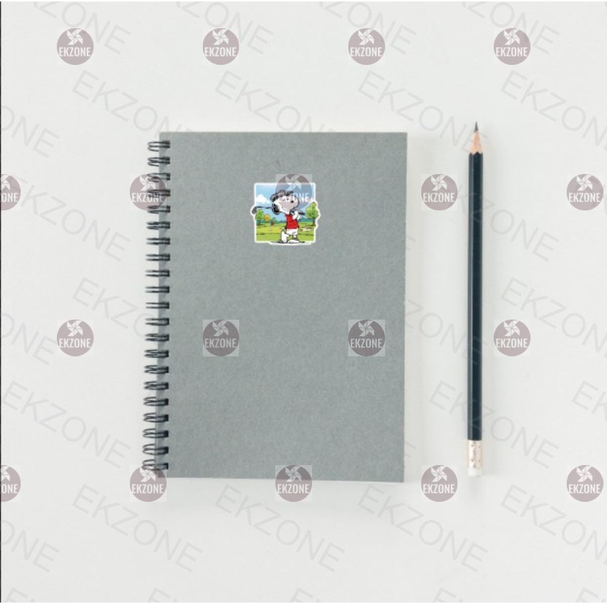 Snoopy Golfing Sticker | Peanuts Golf Decal | Cute Golfer Dog Art | Sports Fan Gift | Cartoon Golf Course Vinyl | Peanuts Lover Accessory