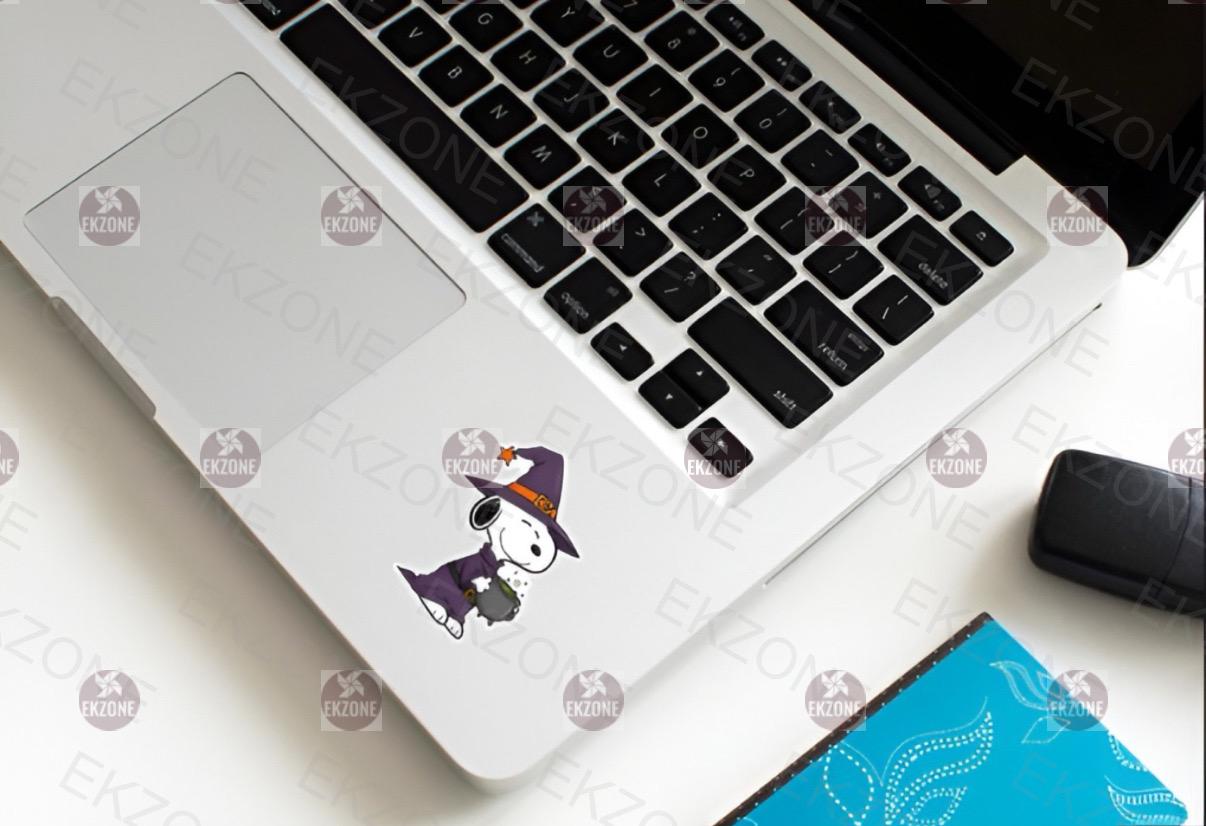 Snoopy Witch Wizard Sticker | Peanuts Halloween Decal | Cute Cauldron Art | Spooky Season Vinyl | Fall Decor Gift | Nostalgic Cartoon Magic