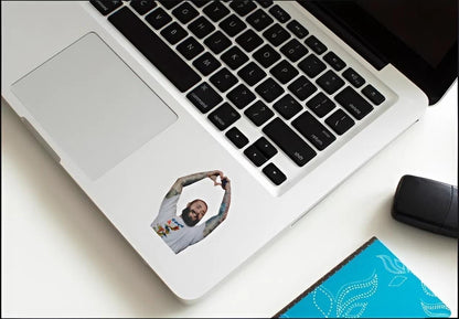 Post Malone Heart Hands Sticker | Posty Love Decal | Celebrity Fan Art | Music Lover Gift | Happy Pop Star Vinyl | Posty Fan Gift