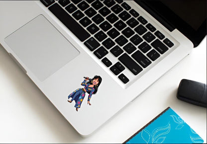 Holographic Selena Quintanilla Sticker | Dazzling Tejano Queen Decal | Shiny Iconic Star Outfit Art | Latin Music Legend Vinyl | Concert Fan