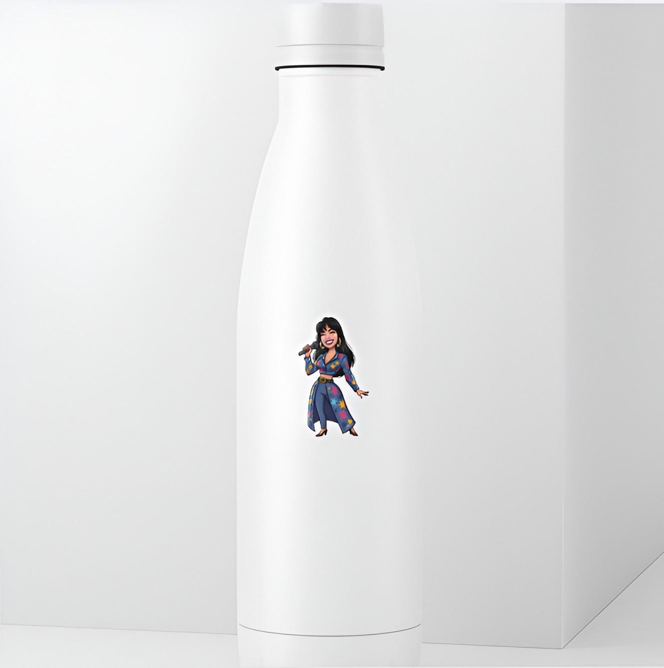 Holographic Selena Quintanilla Sticker | Dazzling Tejano Queen Decal | Shiny Iconic Star Outfit Art | Latin Music Legend Vinyl | Concert Fan