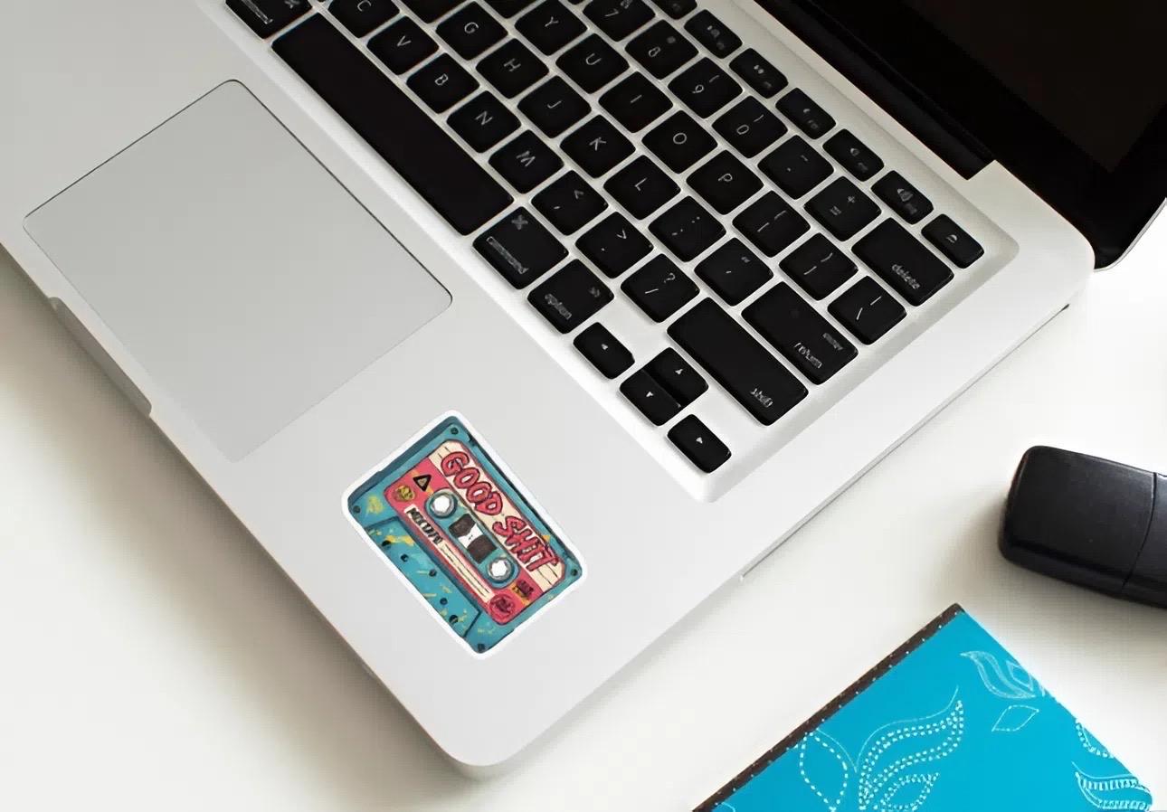 GOOD SHIT Mixtape Cassette Sticker | Retro 80s 90s Music Decal | Funny Tape Art | Nostalgic Mixtape Vinyl | Bold Statement Music Lover Gift