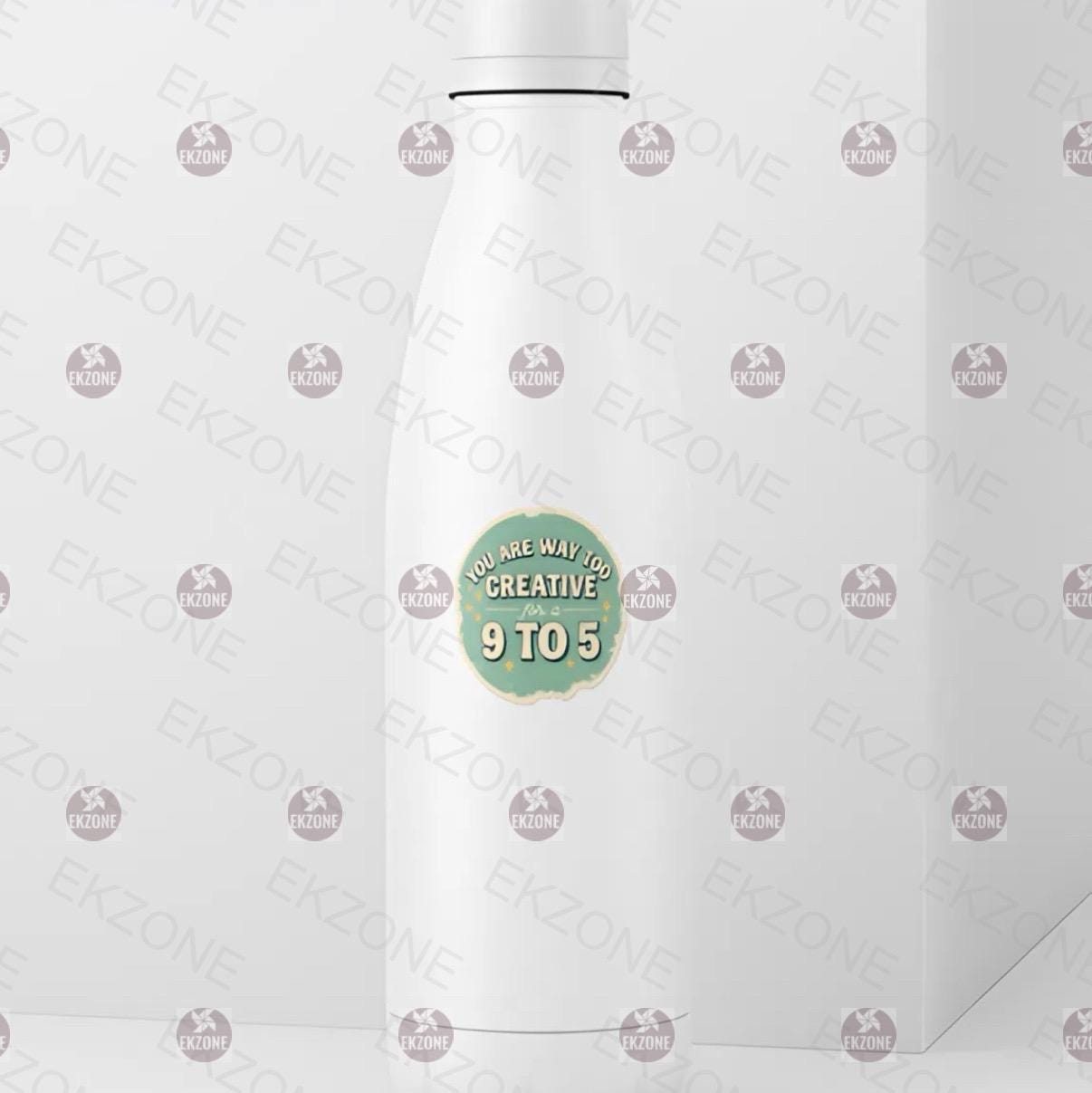 White bottle with a green label on a white background with 'Exzone' branding.