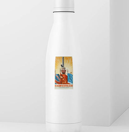 Victory Will Be Ours! Soviet WWII Sticker | Russian Propaganda Poster Decal | Historical Art | Cold War Era Vinyl | Allied Forces | Unique