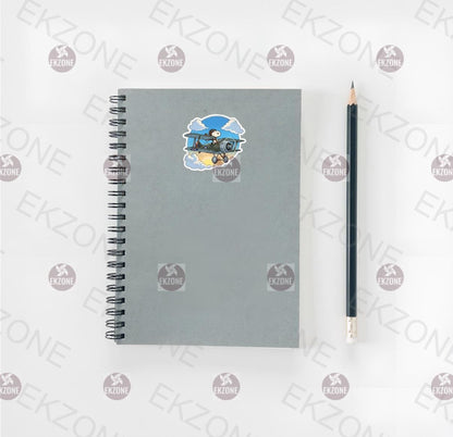 Snoopy Flying Plane Sticker | Peanuts Pilot Decal | Red Baron Dog Art | Vintage Aviation Vinyl | Cartoon Snoopy Fan Gift | Snoopy Pilot