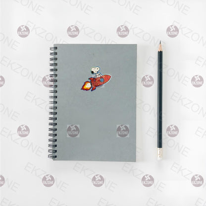 Snoopy on Rocket Ship Sticker - Peanuts in Space Decal - Cute Cartoon Astronaut Vinyl Sticker-Snoopy Peanuts Rocket Sticker - Laptop Sticker