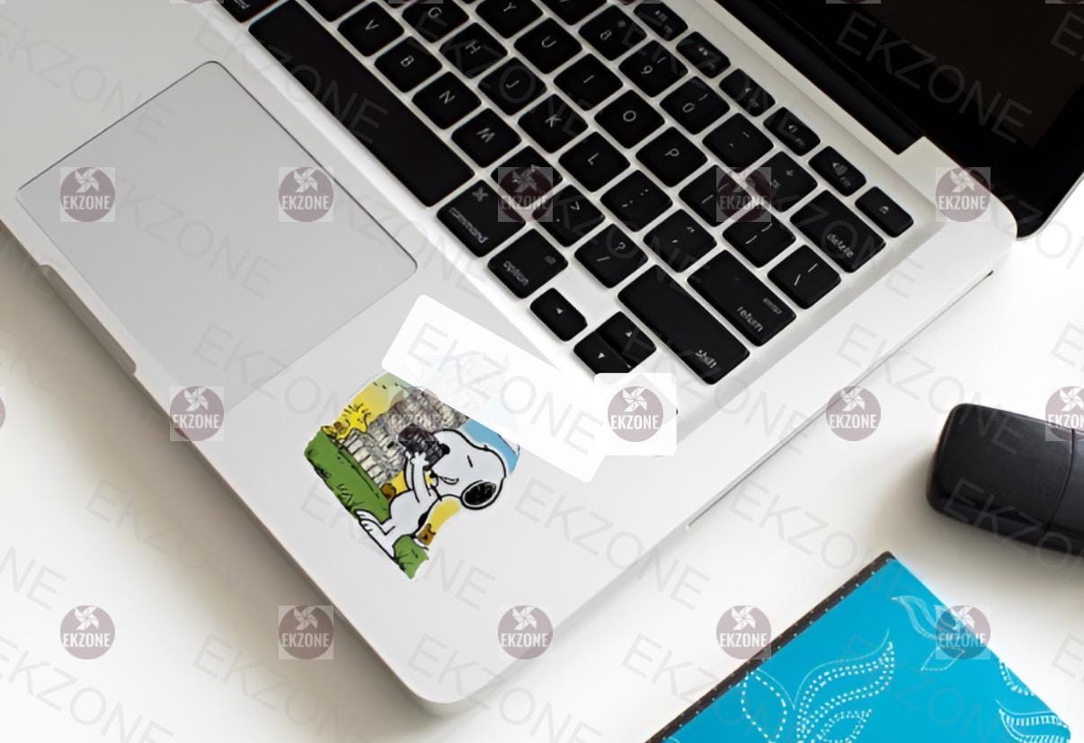 Snoopy Woodstock Pisa Sticker - Peanuts Leaning Tower Decal - Cartoon Dog - Bird Italy Sticker - Europe Travel Souvenir Sticker - Snoopy