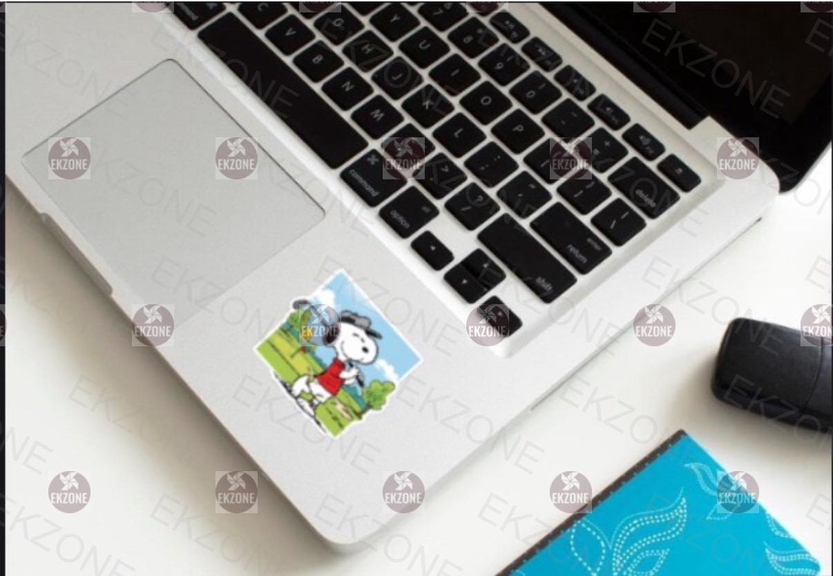 Snoopy Golfing Sticker | Peanuts Golf Decal | Cute Golfer Dog Art | Sports Fan Gift | Cartoon Golf Course Vinyl | Peanuts Lover Accessory