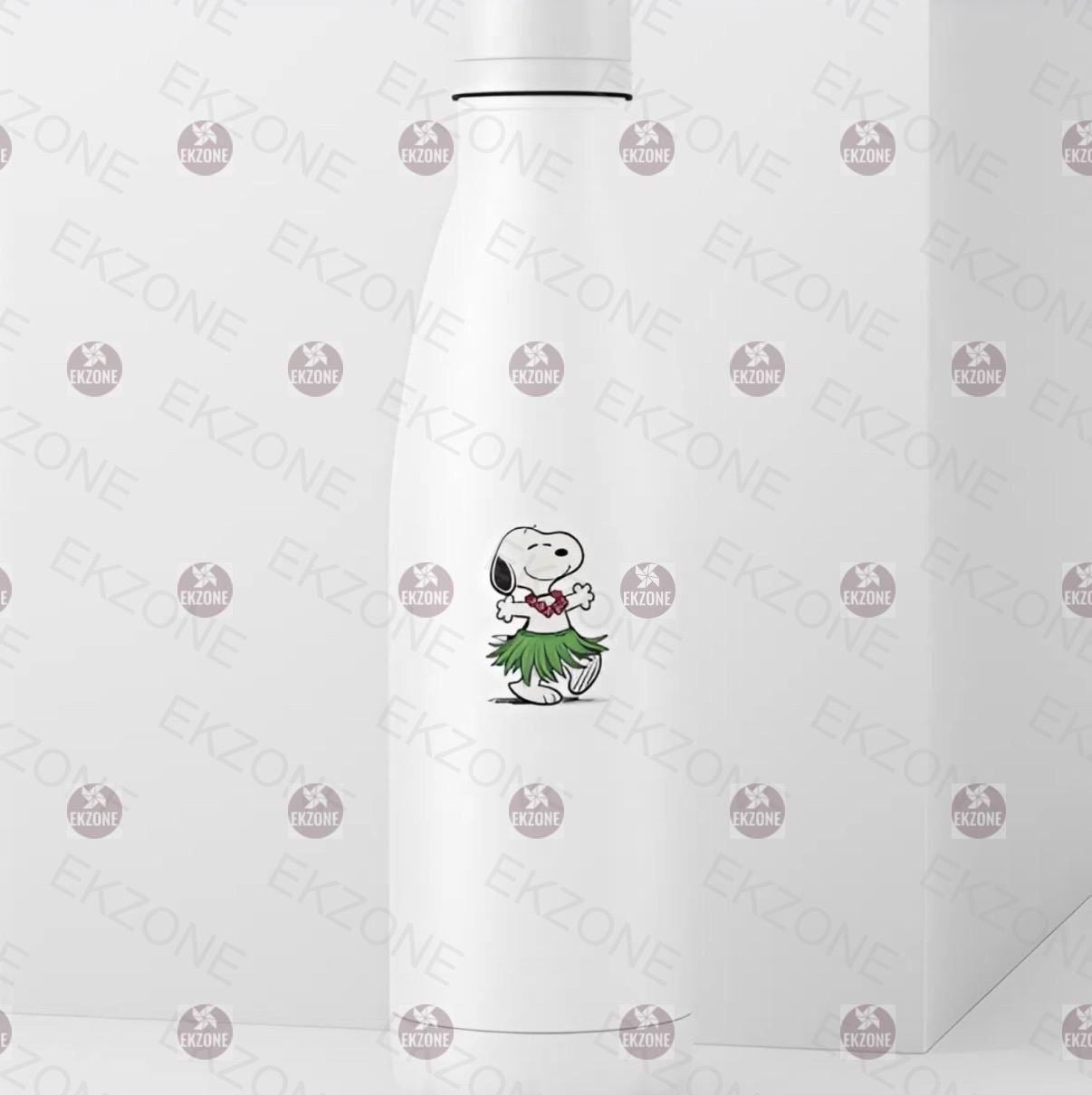 Snoopy Hula Dancing Sticker | Peanuts Hawaiian Decal | Aloha Beach Dog Art | Tropical Summer Vinyl | Lilo & Stitch Ohana Gift | Cute Hula