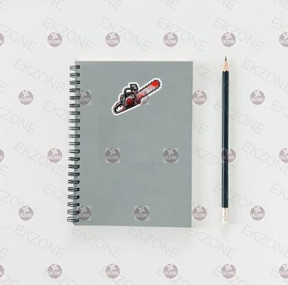 Bloody Chainsaw Sticker | Horror Movie Decal | Spooky Season Art | Chainsaw Massacre Vinyl | Halloween Gore Fan Gift | Edgy Horror Laptop