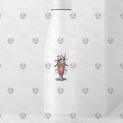 Spooky Milkshake Sticker | Halloween Food Decal | Creepy Cute Drink Art | Ghost Bat Vinyl | Spooky Season Gift | Horror Milkshake Laptop