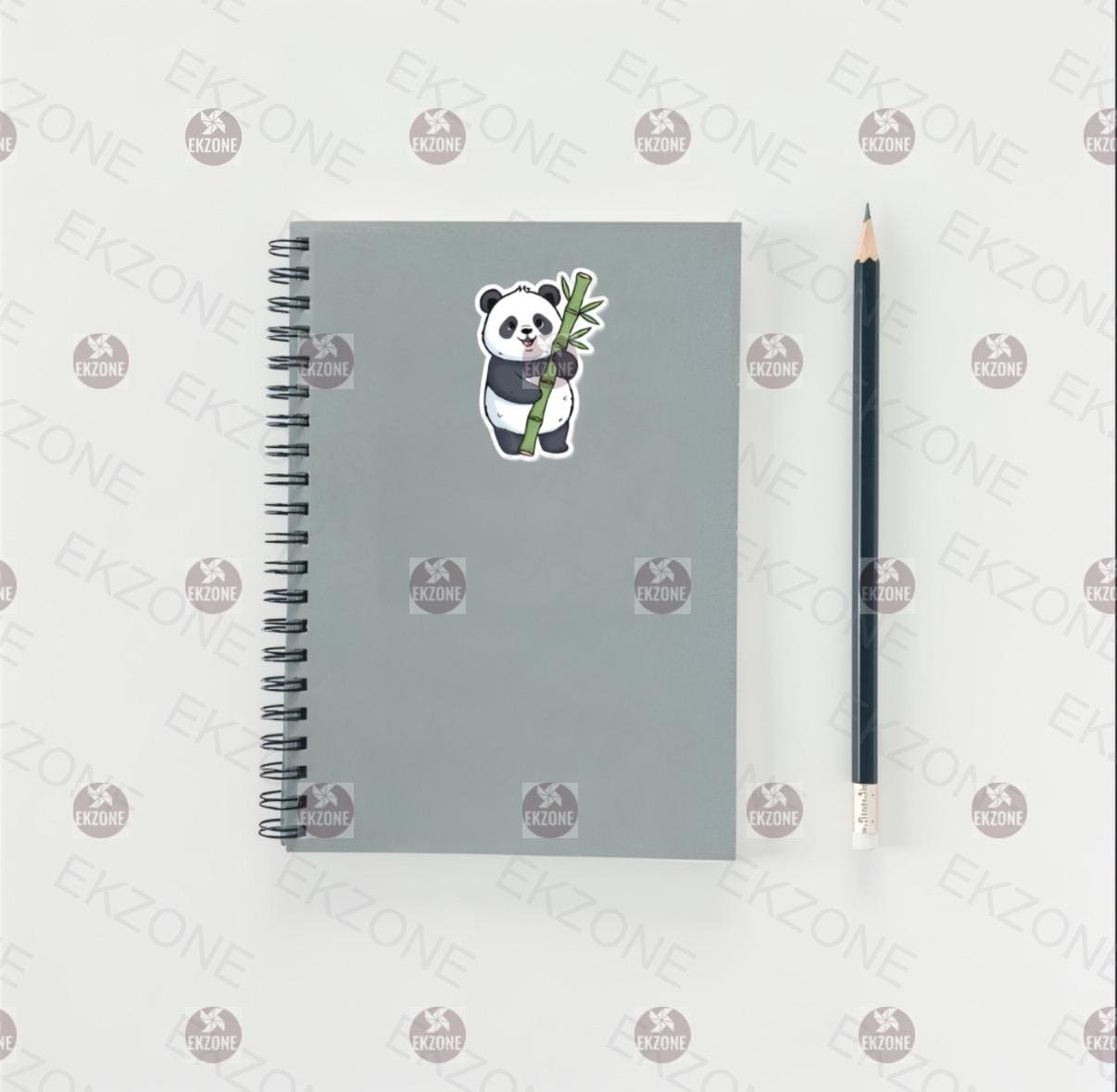 Cute Panda Sticker | Adorable Bamboo Bear Decal | Kawaii Animal Art | Panda Lover Vinyl | Wholesome Nature Gift | Panda Bear Laptop Sticker