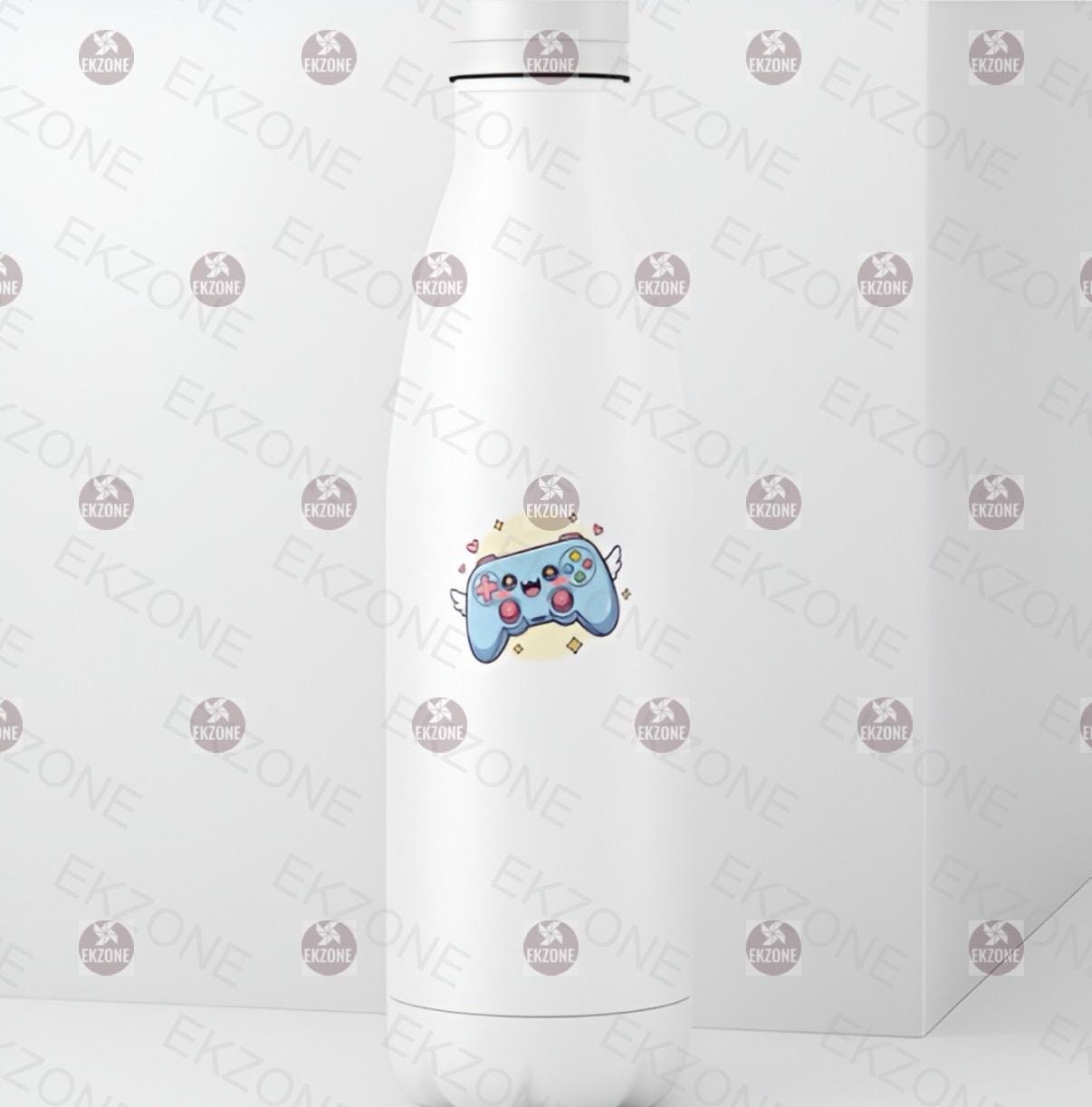 Cute Gaming Controller Sticker | Kawaii Gamer Decal | Video Game Art | Winged Joypad Vinyl | Gamer Gift | Console Gaming Laptop Sticker