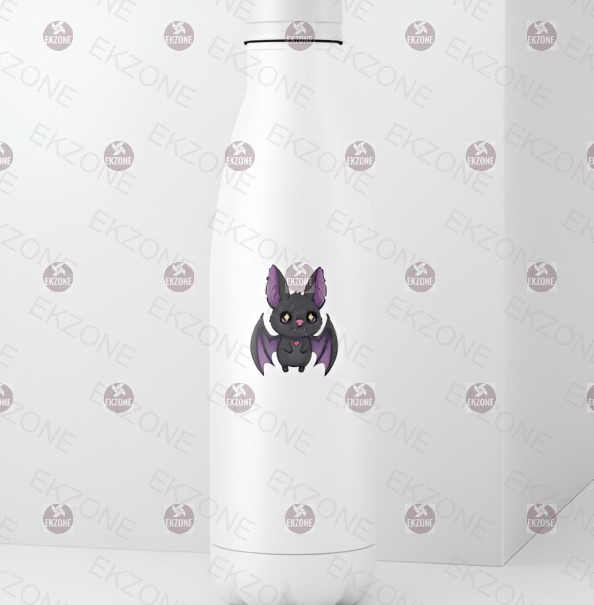 Cute Bat Sticker | Kawaii Animal Decal | Spooky Cute Art | Halloween Bat Vinyl | Adorable Bat Lover Gift | Creepy Cute Laptop Sticker