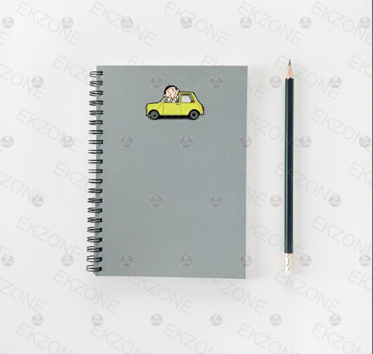 Mr Bean Car Sticker | Classic Mini Cooper Decal | Funny British Comedy Art | Iconic TV Show Vinyl | Mr Bean Fan Gift | Quirky Laptop Sticker