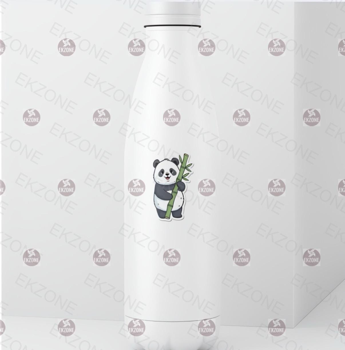 Cute Panda Sticker | Adorable Bamboo Bear Decal | Kawaii Animal Art | Panda Lover Vinyl | Wholesome Nature Gift | Panda Bear Laptop Sticker