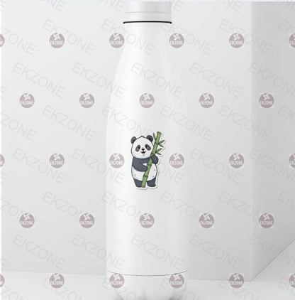 Cute Panda Sticker | Adorable Bamboo Bear Decal | Kawaii Animal Art | Panda Lover Vinyl | Wholesome Nature Gift | Panda Bear Laptop Sticker