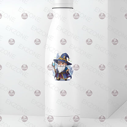 Cute Wizard Sticker | Fantasy Magical Decal | D&D Sorcerer Art | RPG Gamer Vinyl | Cute Wizard Gift | Chibi Wizard Laptop Sticker