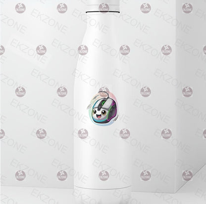 Cute Gaming Mouse Sticker | Kawaii Gamer Decal | RGB Tech Art | Video Game Vinyl | Gamer Gift | PC Gaming Laptop Sticker | Adorable Mouse