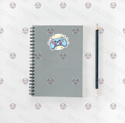 Cute Gaming Controller Sticker | Kawaii Gamer Decal | Video Game Art | Winged Joypad Vinyl | Gamer Gift | Console Gaming Laptop Sticker