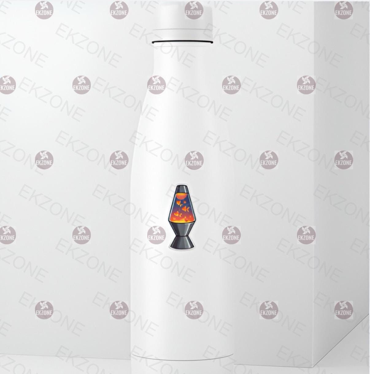 Transparent Lava Lamp Sticker | Psychedelic Retro Decal | Clear Vinyl Groovy Art | 80s 90s Nostalgia | Liquid Motion Lamp Gift | Hippie Vibe