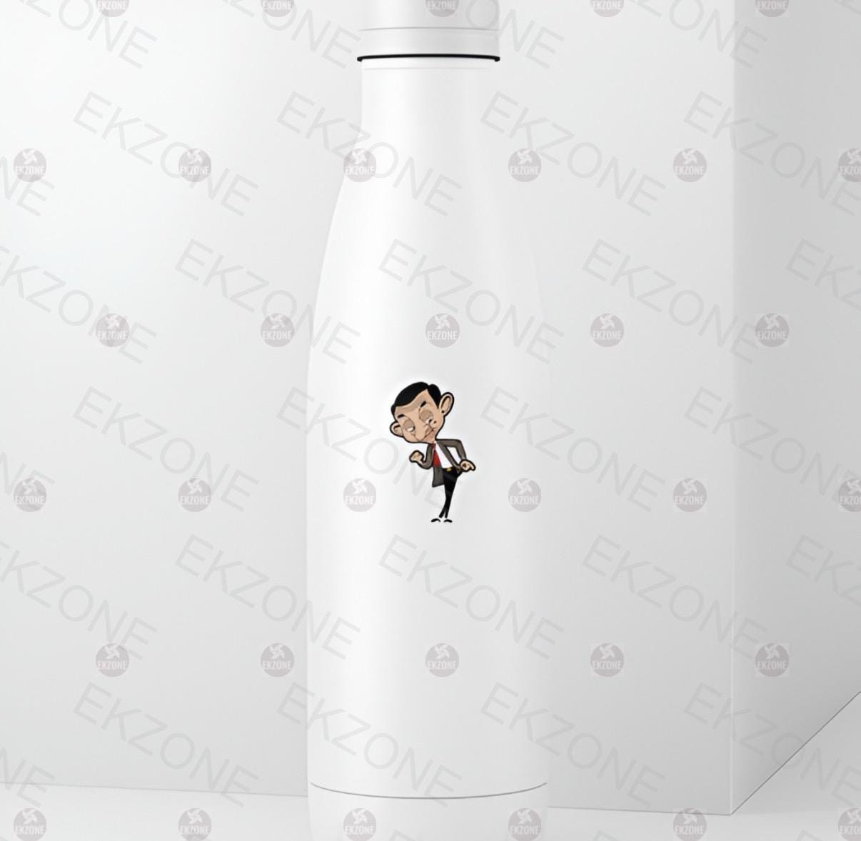 Mr. Bean Sticker | Classic Comedy Decal | Funny British Humor Art | Nostalgic Cartoon Vinyl | Mr Bean Fan Gift | Quirky Laptop Sticker