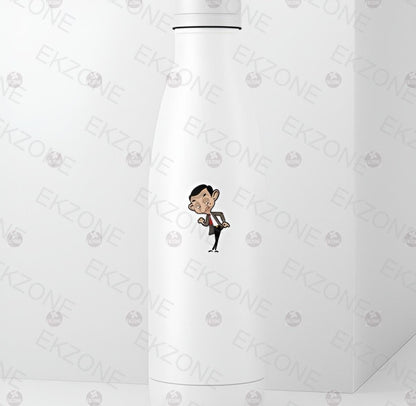 Mr. Bean Sticker | Classic Comedy Decal | Funny British Humor Art | Nostalgic Cartoon Vinyl | Mr Bean Fan Gift | Quirky Laptop Sticker