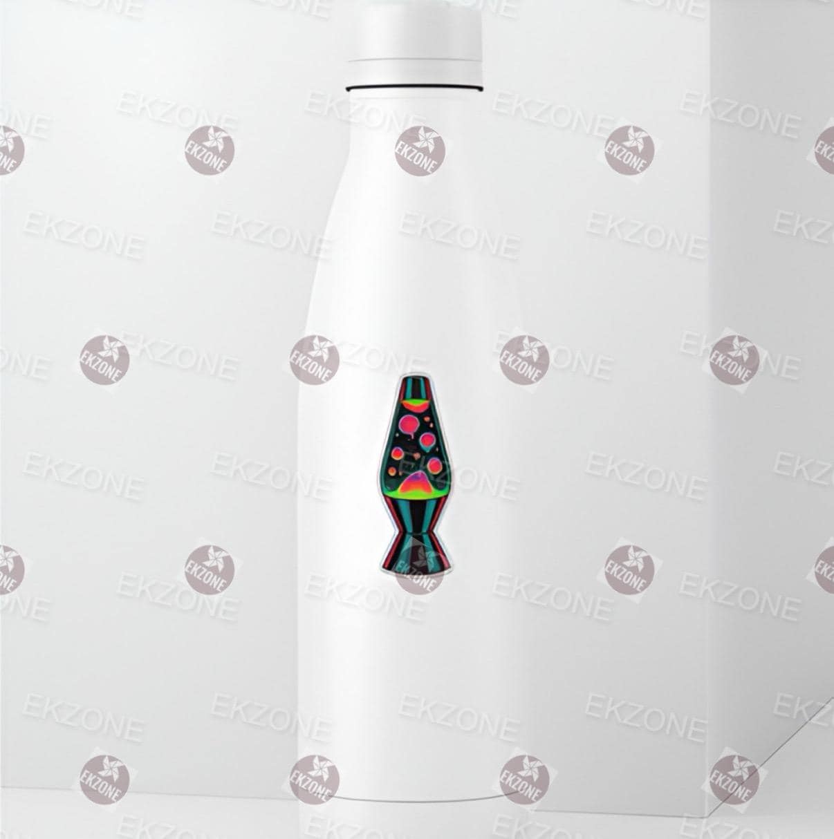 Transparent Lava Lamp Sticker | Psychedelic Retro Decal | Clear Vinyl Groovy Art | 90s Nostalgia | Liquid Motion Lamp Gift | Hippie Vibes
