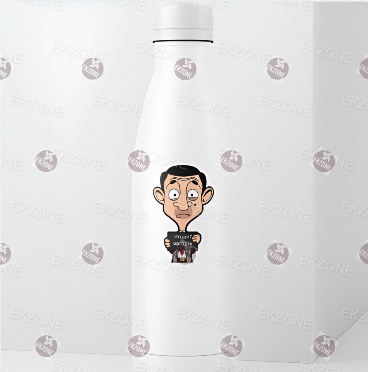 Mr. Bean Mugshot Sticker | Funny Jail Art | Classic British Humor Decal | TV Show Fan Vinyl | Comedic Laptop