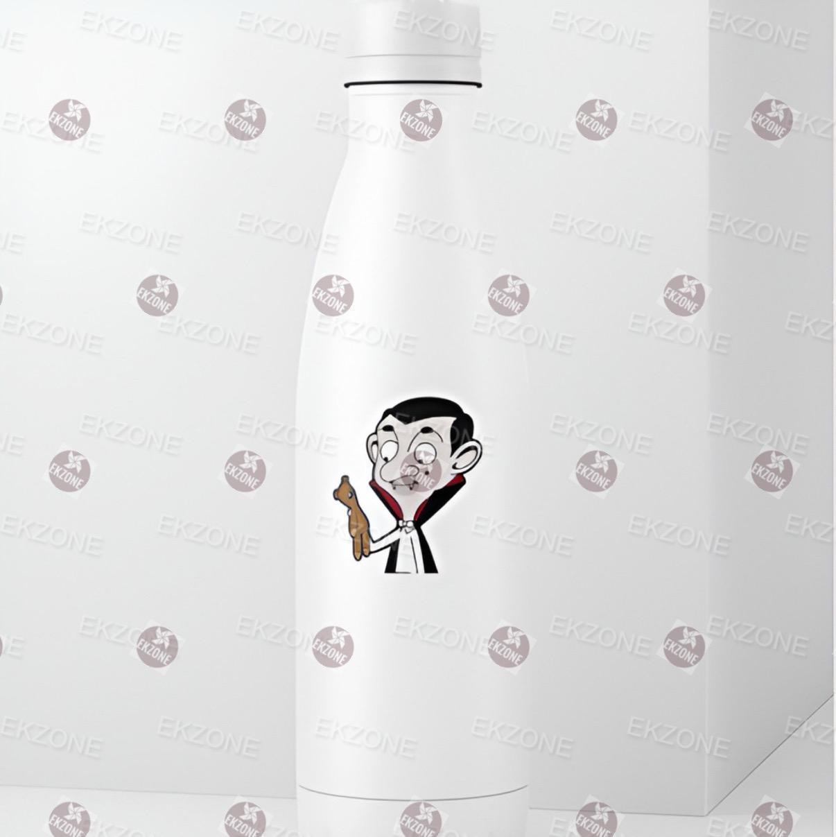 Mr. Bean Vampire Sticker | Funny Halloween Decal | Count Dracula Costume Art | Nostalgic TV Show Gift | Teddy Bear Spooky Vinyl | Fall Decor