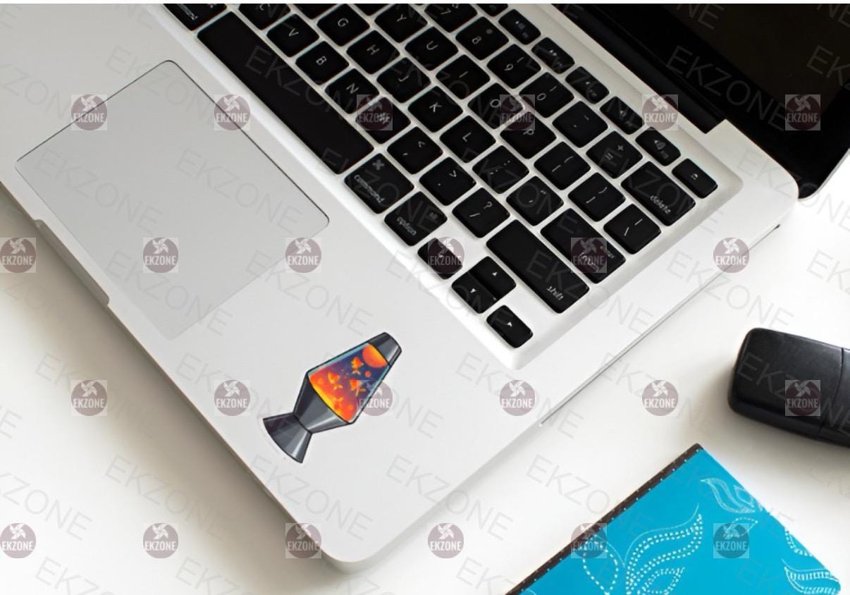 Transparent Lava Lamp Sticker | Psychedelic Retro Decal | Clear Vinyl Groovy Art | 80s 90s Nostalgia | Liquid Motion Lamp Gift | Hippie Vibe